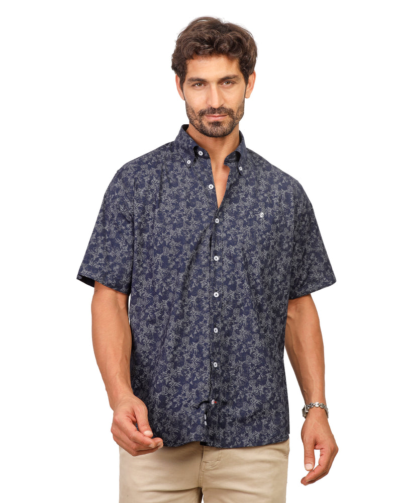 Patterned Short Sleeve Shirt