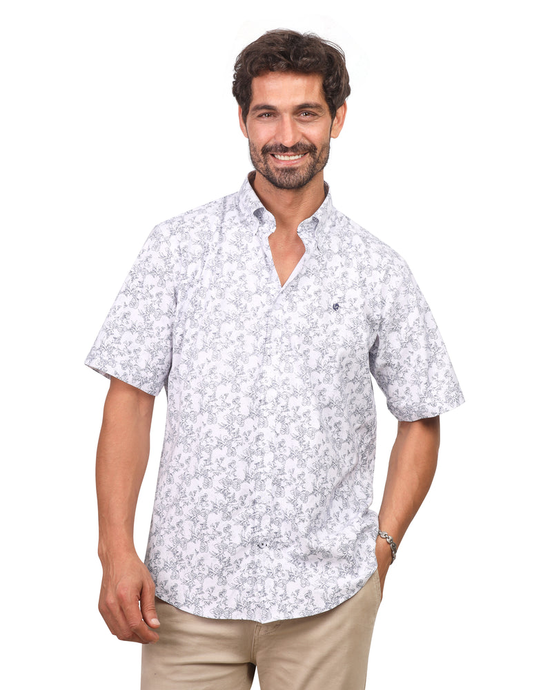 Patterned Short Sleeve Shirt