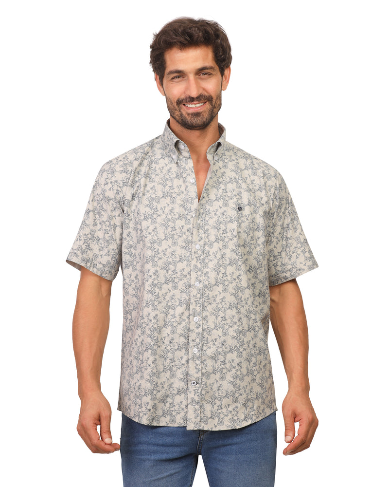 Patterned Short Sleeve Shirt