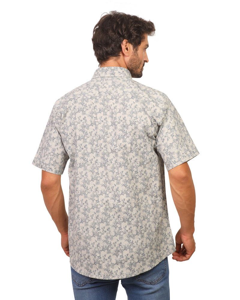 Patterned Short Sleeve Shirt