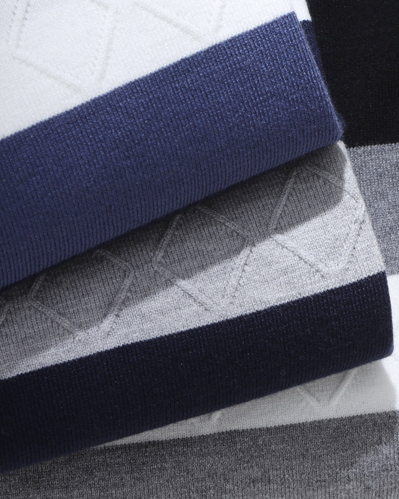 Red Scoop Neck Pullover