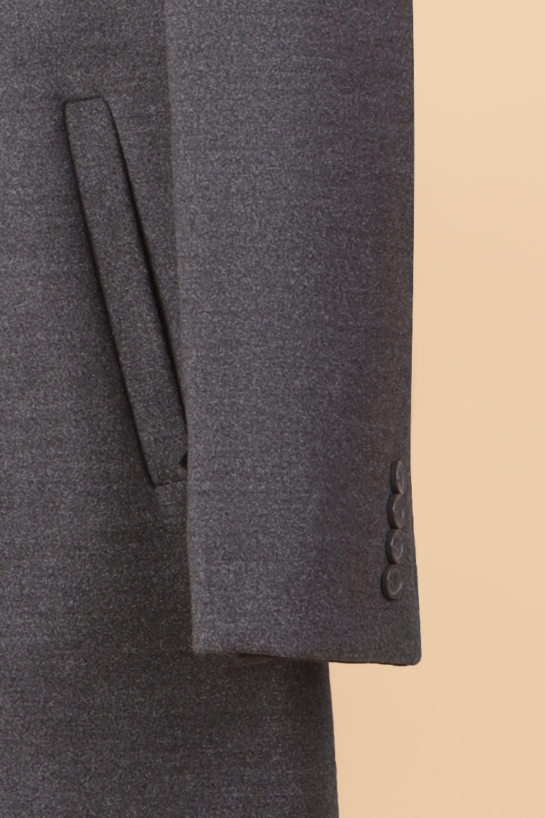 men’s hooded overcoat