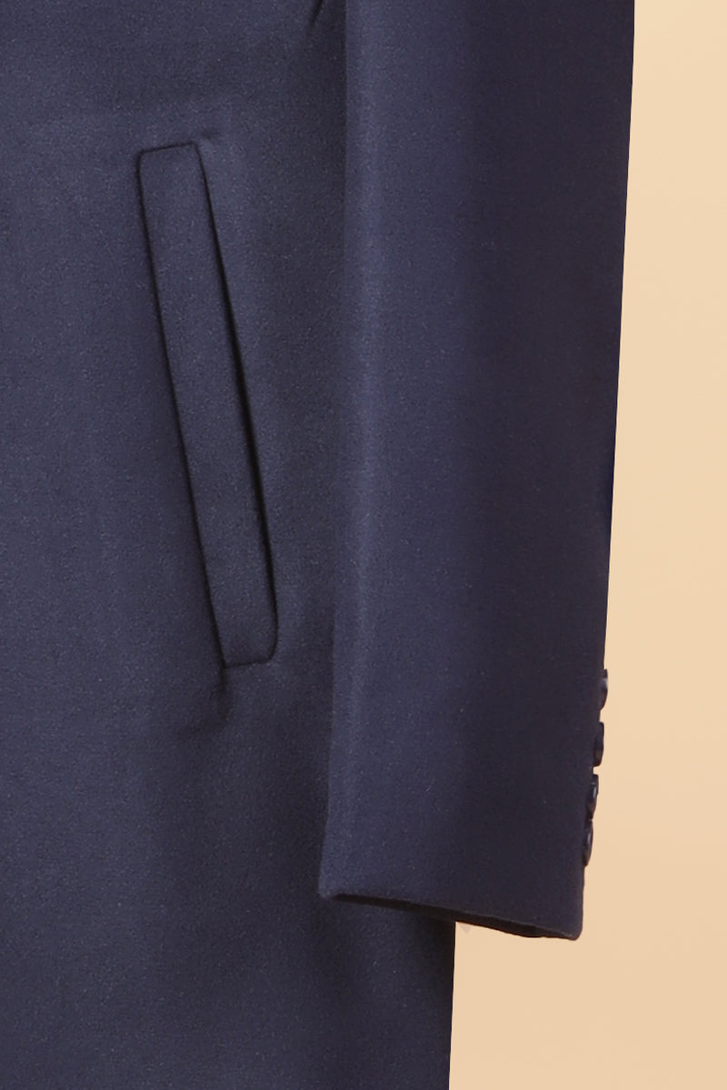 men’s hooded overcoat