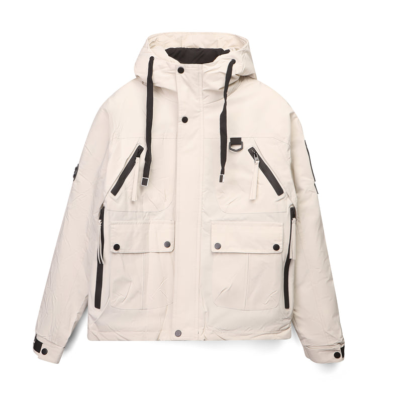 Men’s Hooded Utility Puffer Jacket