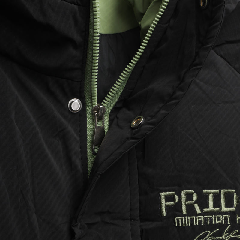 Men’s Hooded Puffer Jacket – Winter Insulated Coat