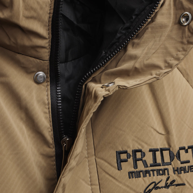 Men’s Hooded Puffer Jacket – Winter Insulated Coat