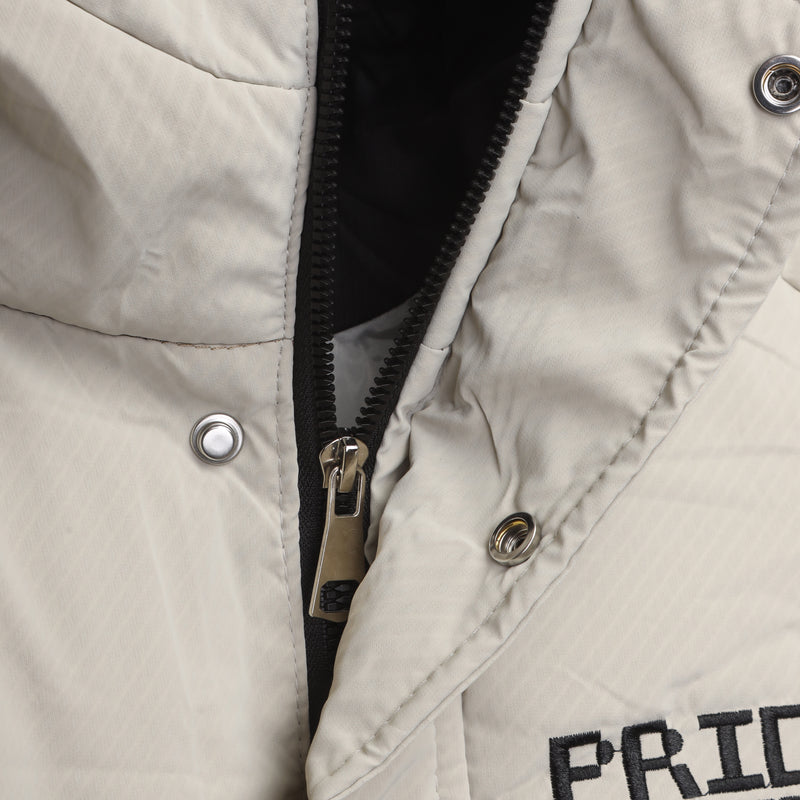 Men’s Hooded Puffer Jacket – Winter Insulated Coat