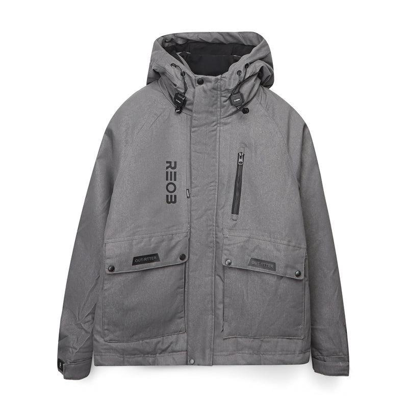 Men’s Hooded Winter Jacket – Utility Outdoor Coat