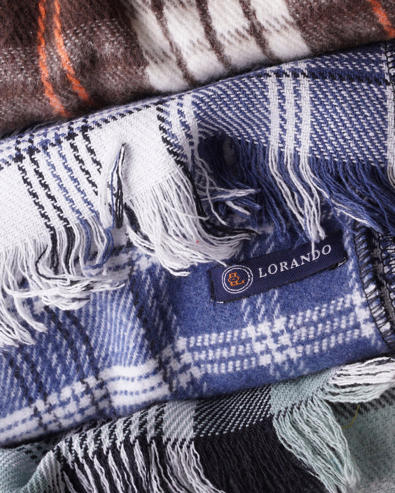 Classic Checkered Winter Scarf