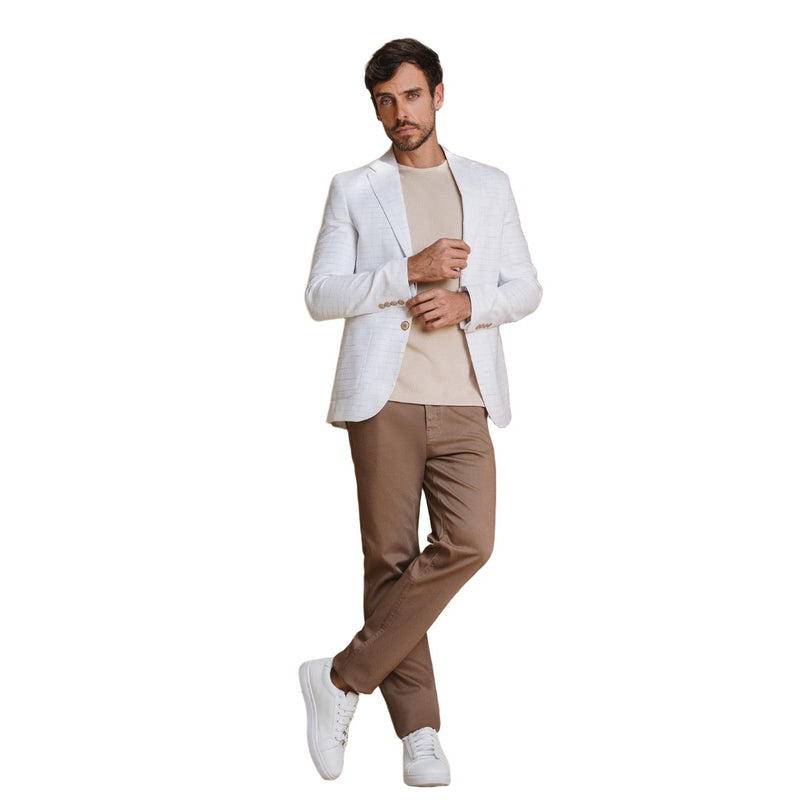 Lightweight Textured Slim-Fit Blazer