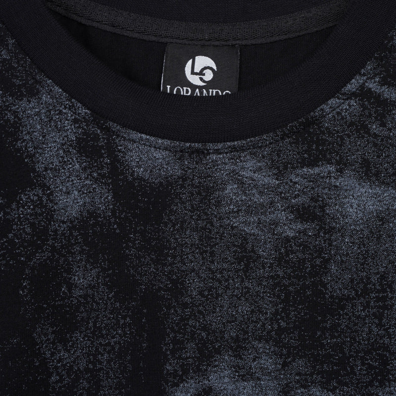 Men’s Washed Effect Crew Neck T-Shirt