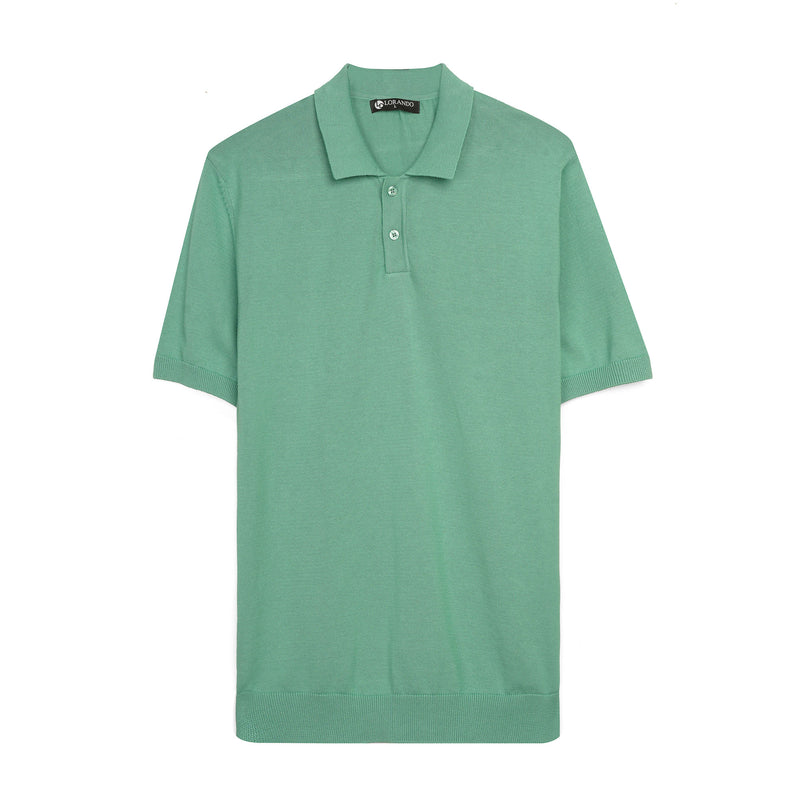 Men's Knitted Polo Shirt