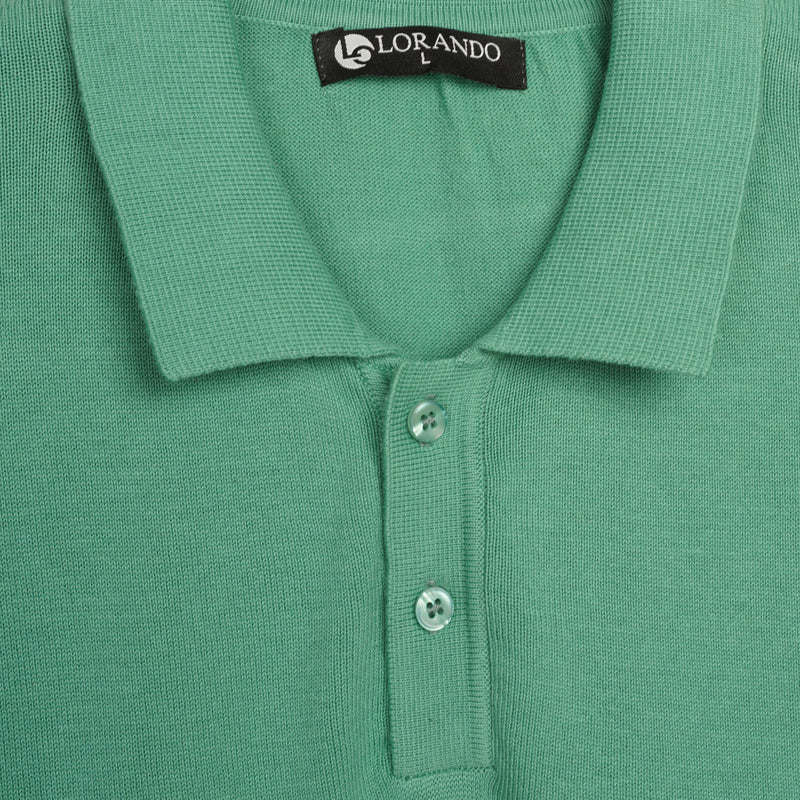 Men's Knitted Polo Shirt