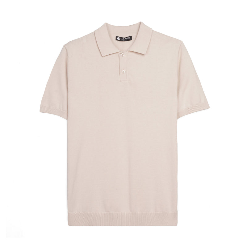 Men's Knitted Polo Shirt