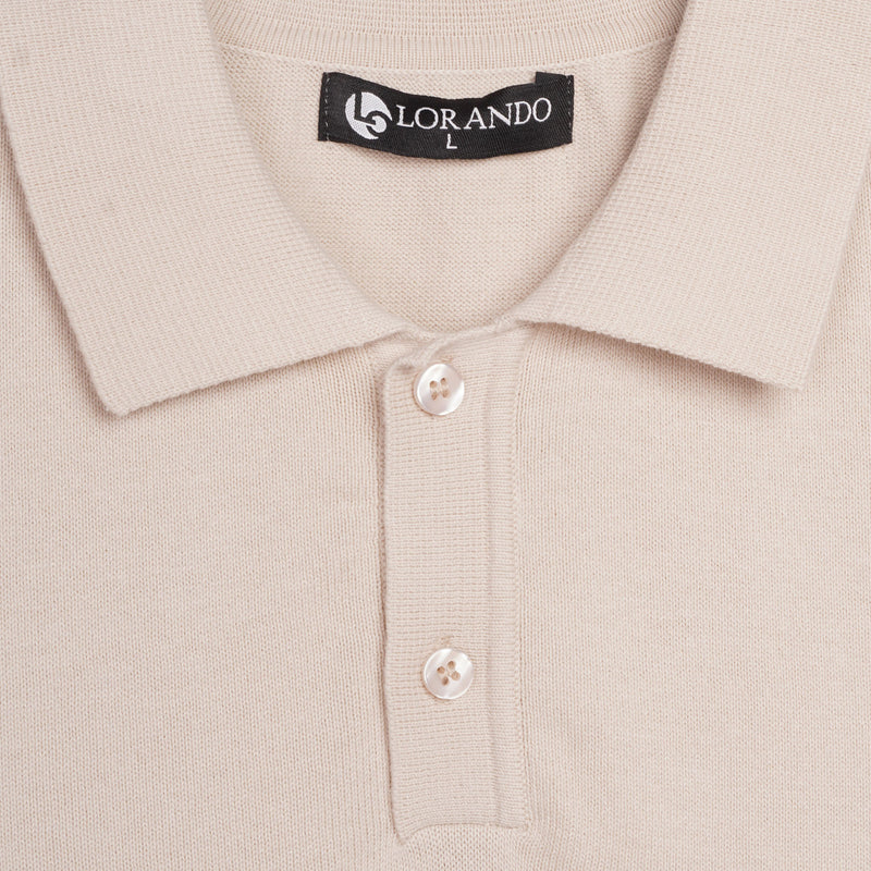 Men's Knitted Polo Shirt