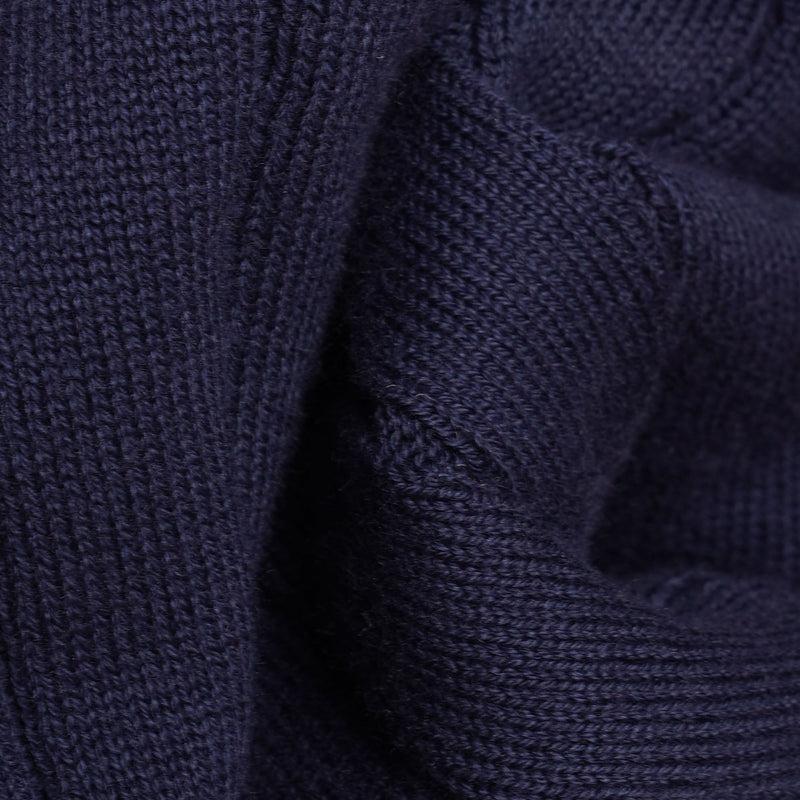 Ribbed Knit Polo Shirt