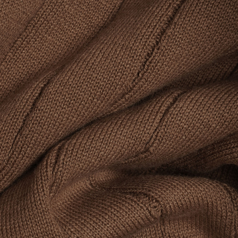 Ribbed Knit Polo Shirt