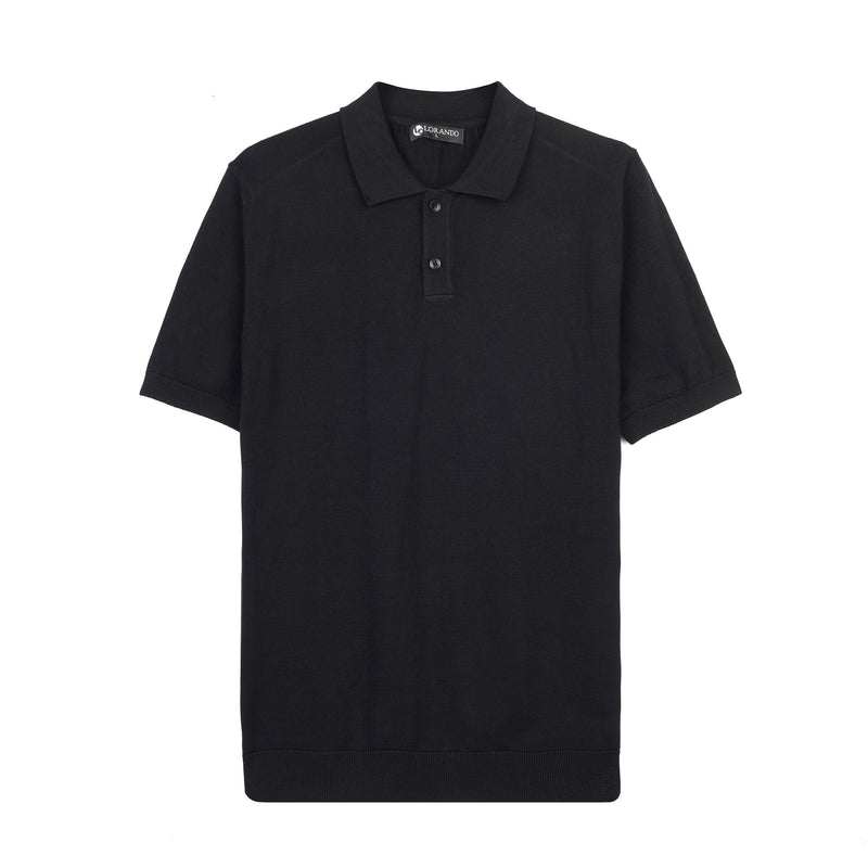 Men's Knitted Polo Shirt