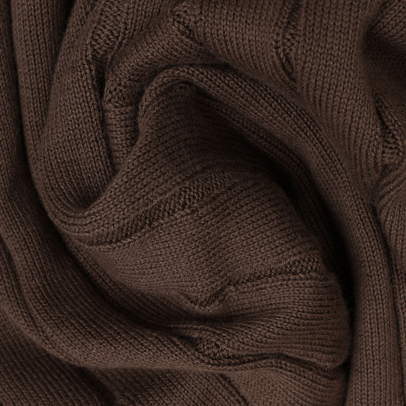 Sage Green Ribbed Knit Button-Up Polo Shirt
