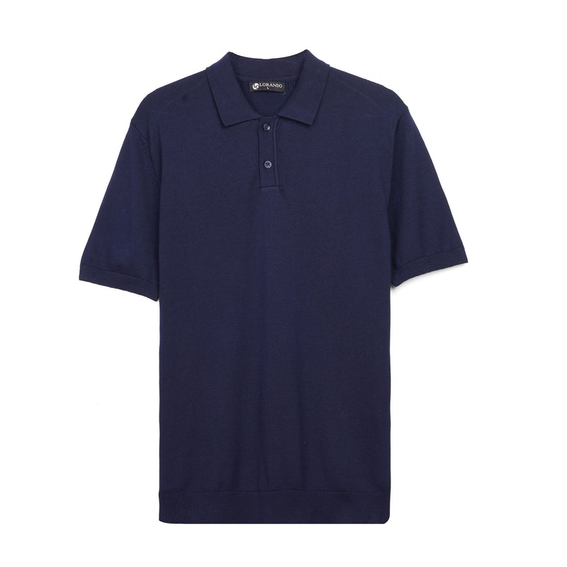Men's Knitted Polo Shirt