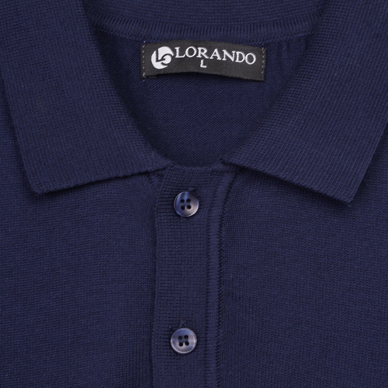 Men's Knitted Polo Shirt