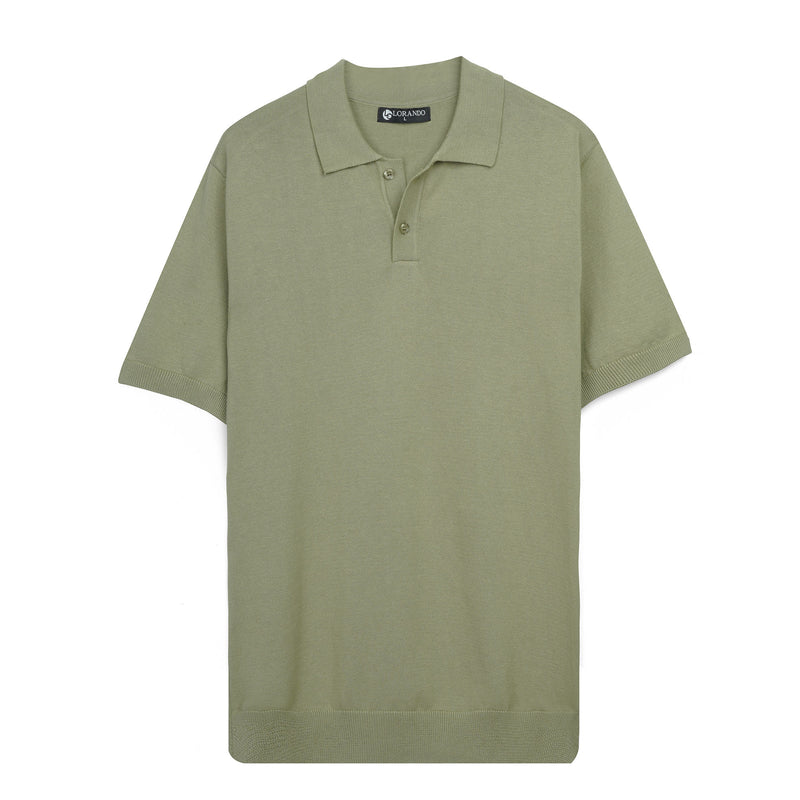 Men's Knitted Polo Shirt