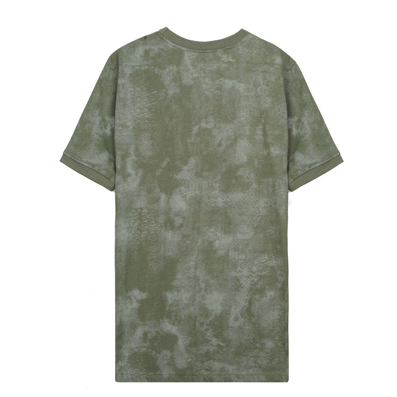 Men’s Washed Effect Crew Neck T-Shirt