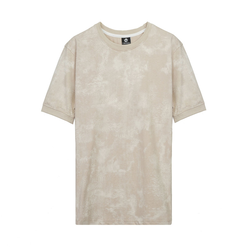 Men’s Washed Effect Crew Neck T-Shirt
