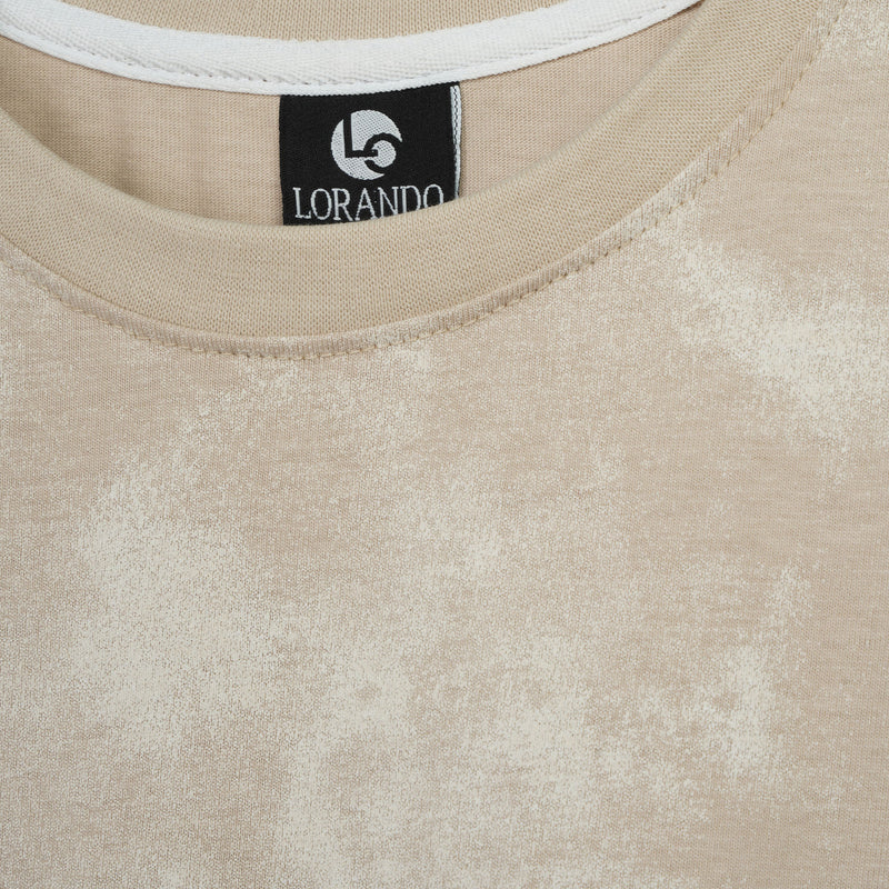 Men’s Washed Effect Crew Neck T-Shirt