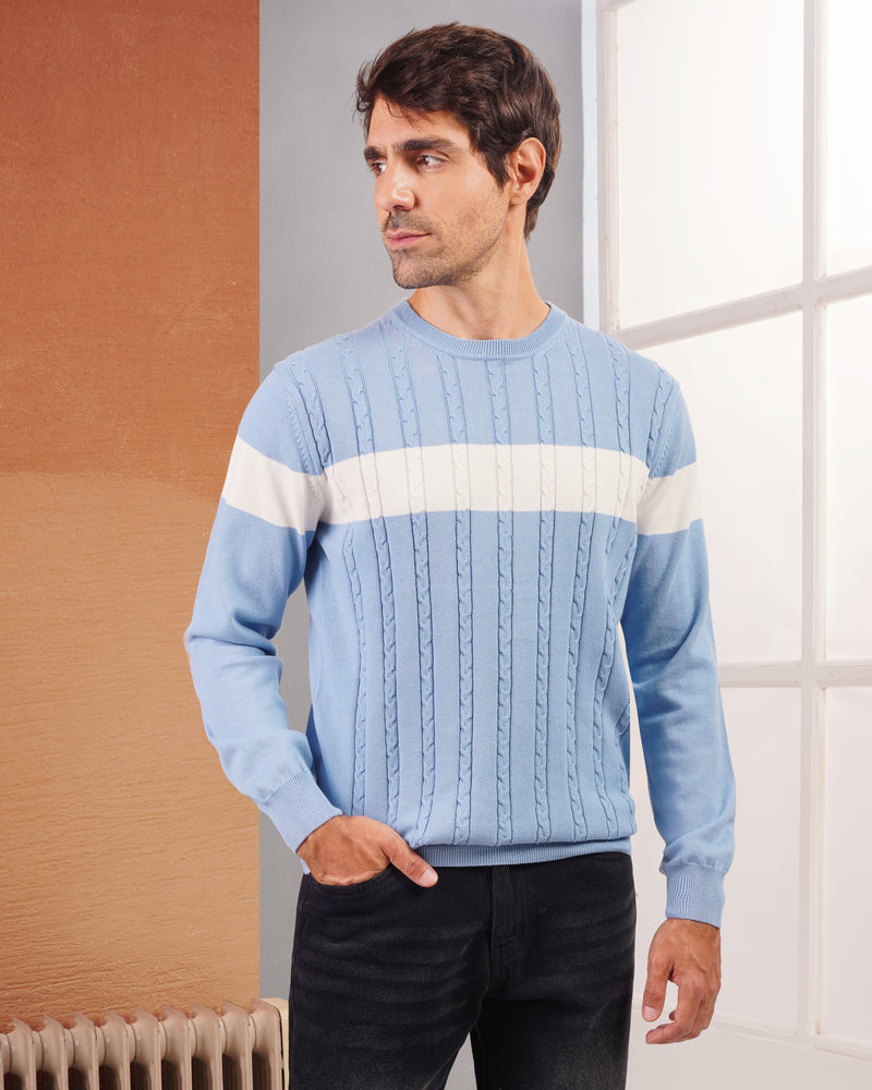 Men’s Textured Knit Sweater