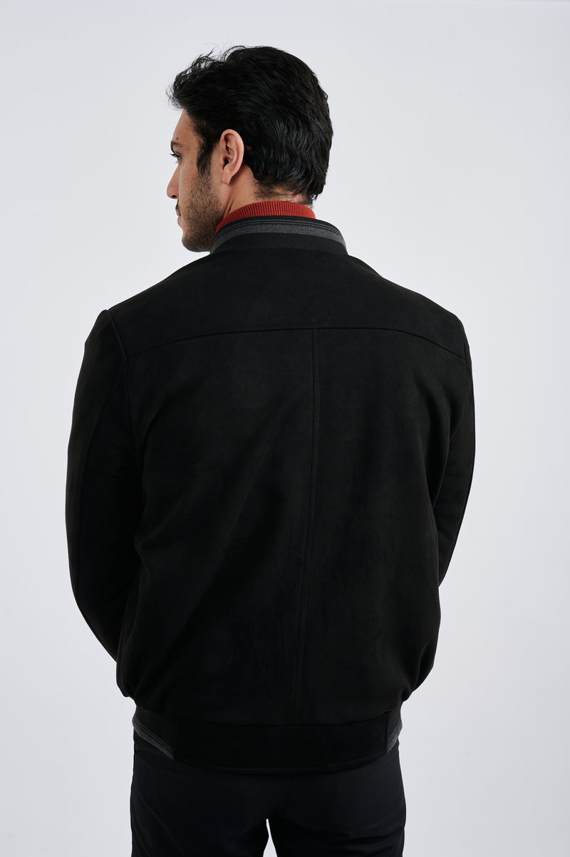 Modern Minimalist Bomber Zip-Up Jacket
