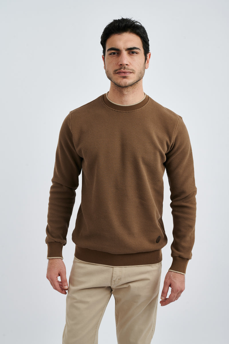 Cool Knit High-Neck Sweater