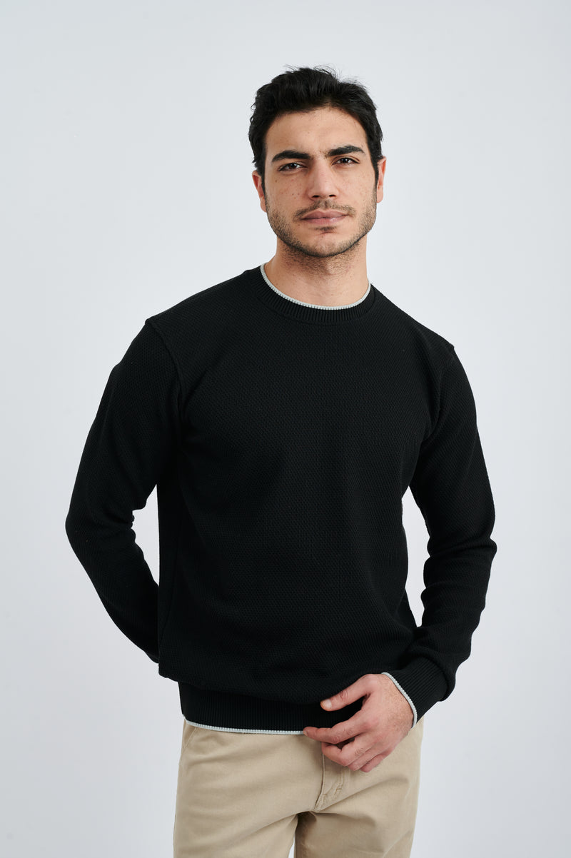 Cool Knit High-Neck Sweater