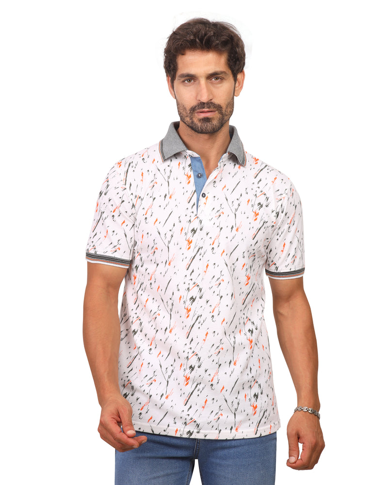 Casual Paint Splatter T-Shirt
