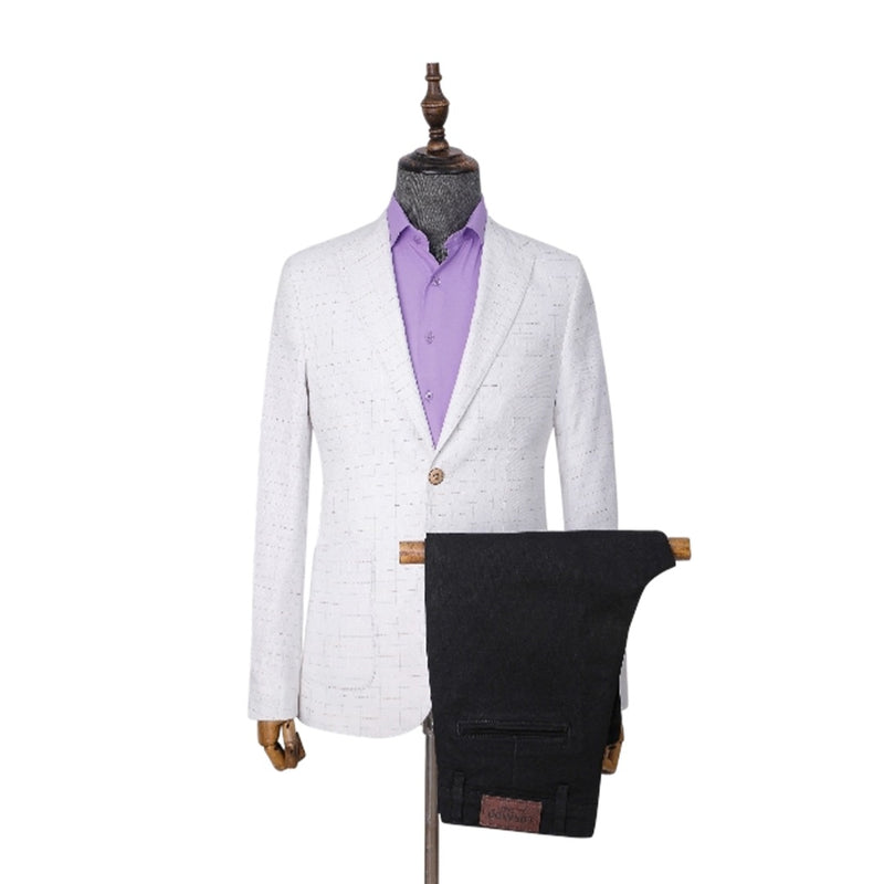Lightweight Textured Slim-Fit Blazer