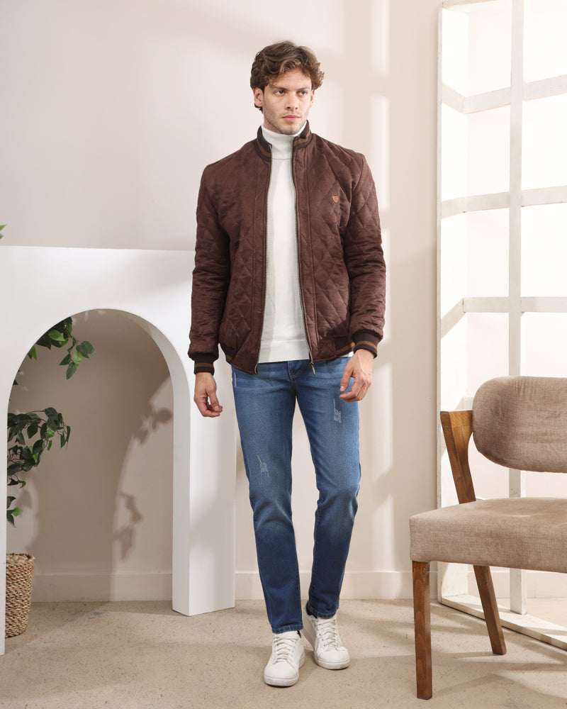 Waterproof Quilted Bomber Jacket