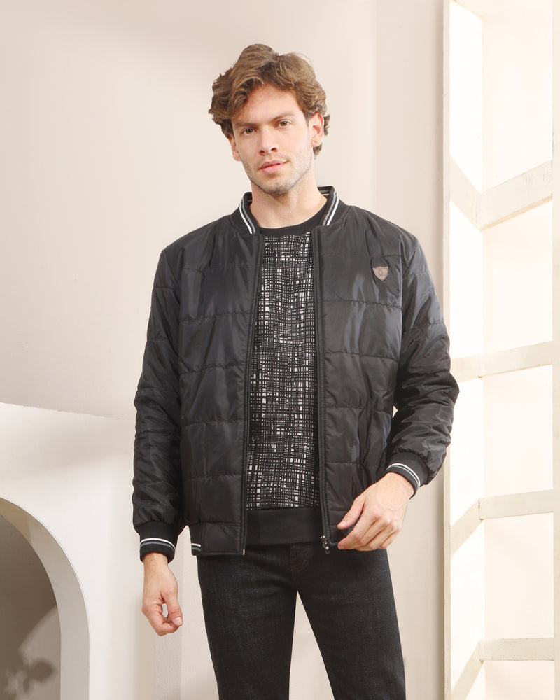 Waterproof Quilted Bomber Jacket