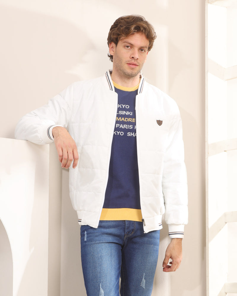 Waterproof Quilted Bomber Jacket