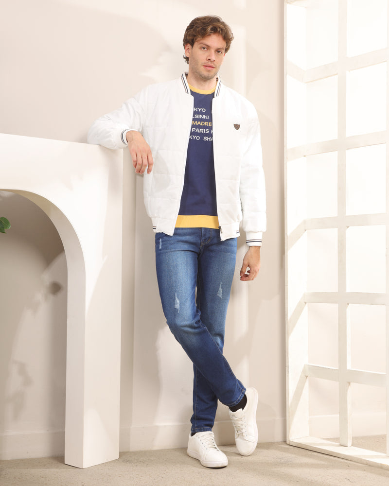 Waterproof Quilted Bomber Jacket