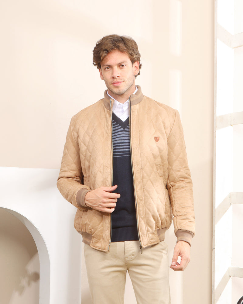 Waterproof Quilted Bomber Jacket